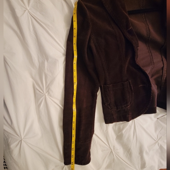Junior's Brown Corduroy Blazer - Picture 5 of 6